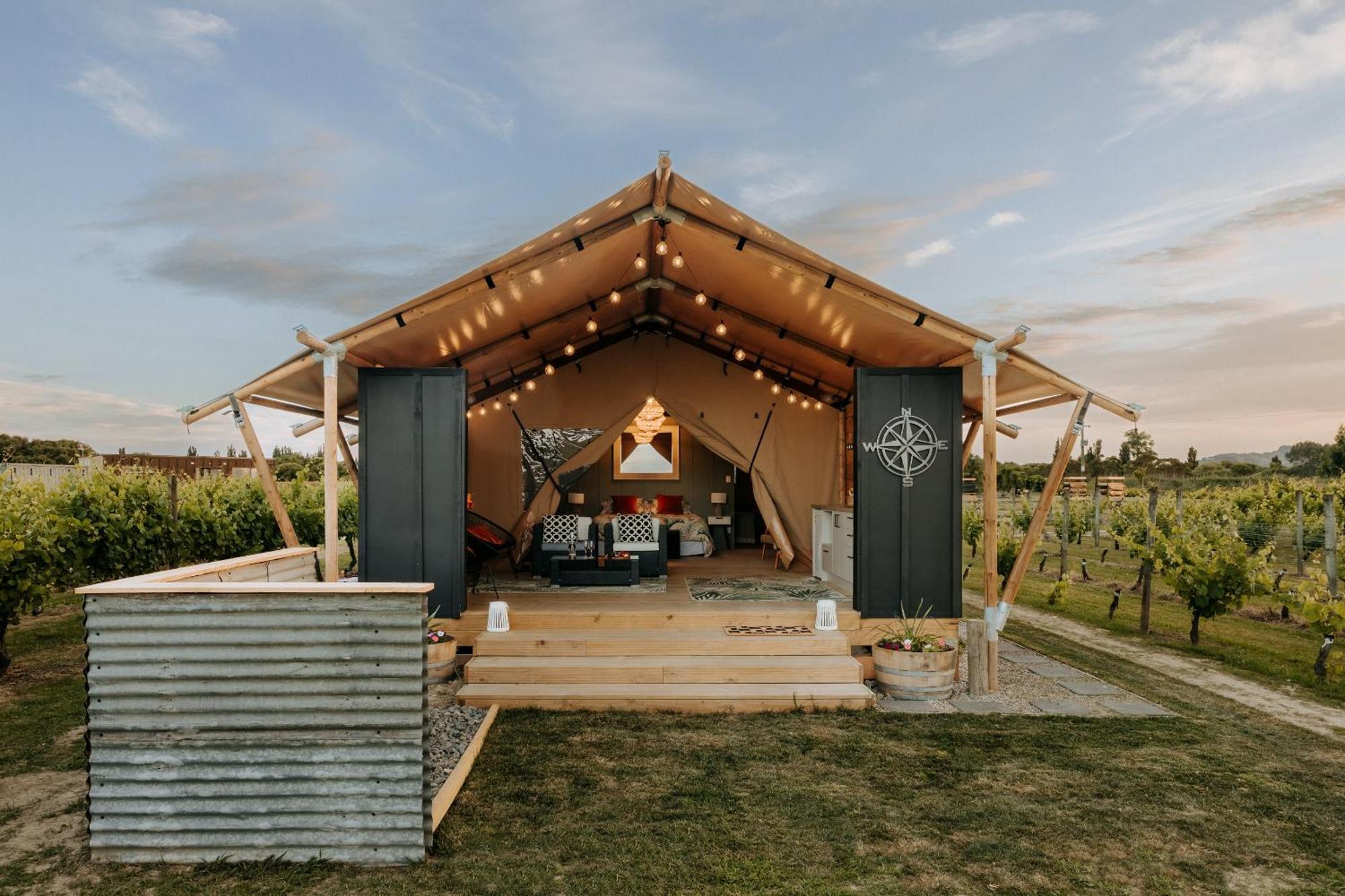 Villas & Vines Glamping Hastings Exterior foto